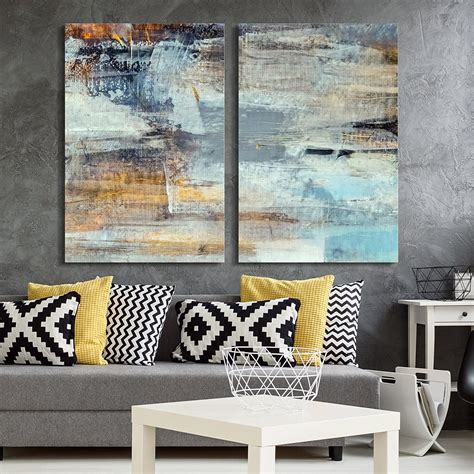 wall  panel canvas wall art abstract grunge color composition giclee print gallery wrap