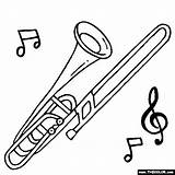 Trombone Kolorowanki Muzyka Instrumenty Musicais Muzyczne Musical Colorir Puzon Sopro Instrumentos Basowy Thecolor Darmowe Tudodesenhos Altowy Saksofon sketch template