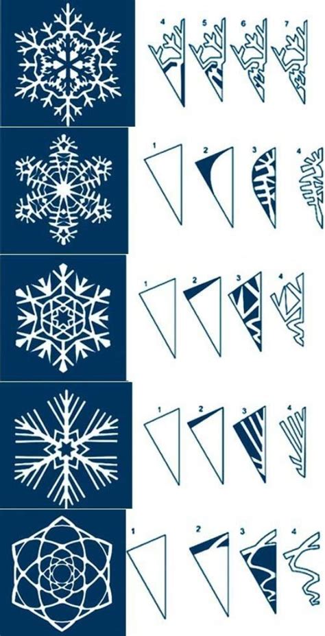 Printable Instructions For Paper Snowflakes Discover The Beauty Of