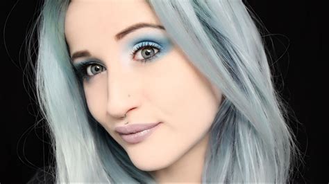 Soft Blue Eye Makeup Youtube