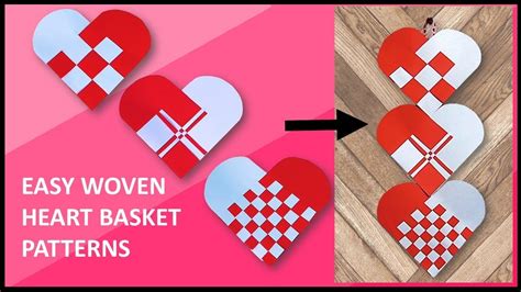 swedish woven hearts hearts paper crafts heart template woven heart