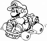 Mario Coloring Super Pages Print sketch template