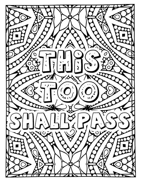 positive affirmations printable coloring pages digital etsy