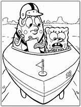 Spongebob Coloring Puff Mrs Pages Bob sketch template