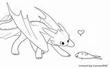 Toothless Coloring Dragon Pages Baby Hiccup Line Cute Nom Om Clipart Printable Color Library Getcolorings Deviantart Popular Coloringhome sketch template