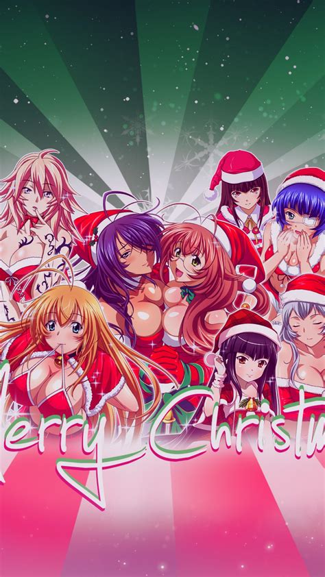 anime merry christmas wallpapers wallpaper cave