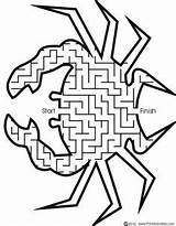 Crab Maze Mazes Printable Labyrinthe Laberinto Hermit Puzzle Doolhof Printactivities Kindergarten Atencion Bezoeken Seguimiento sketch template