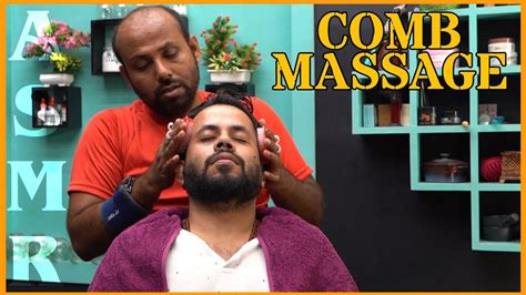 Intense Comb Head Massage Neck Cracking By Reiki Master💈 Asmr Youtube