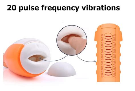 20 Frequency Vibration Sex Products Male Masturbator Usb Charging