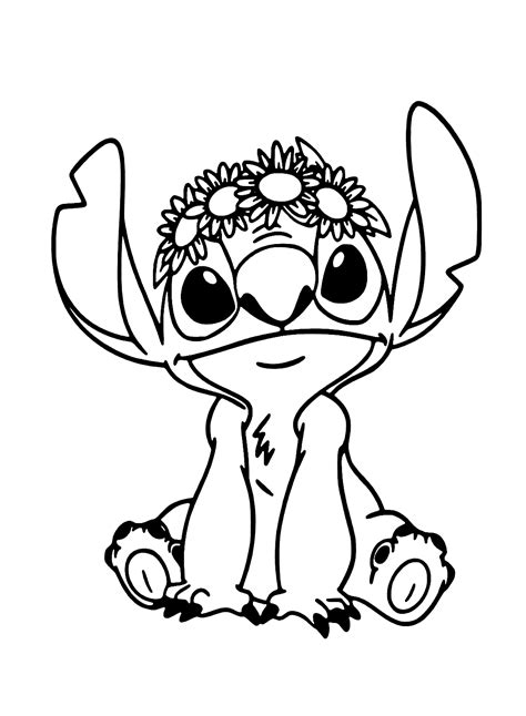 disney stitch coloring pages coloring page  printable coloring pages