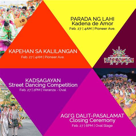 kalilangan festival  schedule  activities gensan news