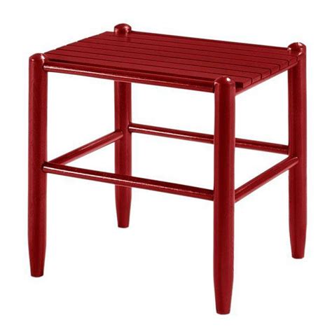 home decorators collection red classic rocker patio side table