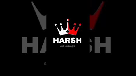 harsh  logo youtube