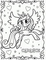 Pages Little Celestia Pony Coloring Princess Getcolorings sketch template
