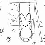 Bunny Peeps Bunnies sketch template
