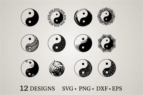 yin  bundle svg graphic  euphoria design creative fabrica