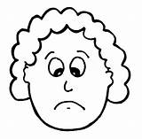 Sad Clipart Face Colouring Faces Drawings Clip Coloring Clipartbest Printable sketch template