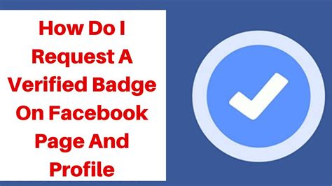request  verified badge  facebook page  profile youtube