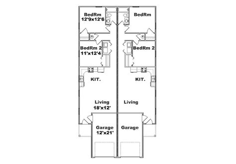 house plan ideas  bedroom duplex plans  narrow lots
