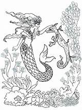 Coloring Pages Pokemon Creatures Mythical Legendary Mystical Magical Gremlins Seahorse Creature Adults Getcolorings Color Printable Print Top sketch template