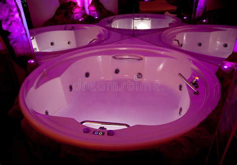 bath in a whirlpool hot tub jacuzzi stock image image