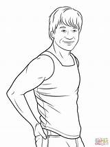 Chan Jackie Coloring Pages Printable Celebrity Coloring4free 2021 Color Print Drawing Famous Book sketch template