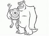 Coloring Pages Monsters Mike Inc Bigfoot Boo Monster Sulley Wazowski Color Finding Kids Truck Disney Printable Getcolorings Marvelous Getdrawings Popular sketch template