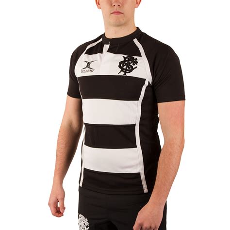 mens barbarians supporters rugby shirt short sleeved rugbystore