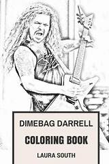 Coloring Book Dimebag Darrell sketch template