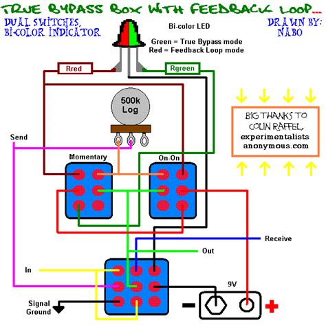 true bypass switch schematic