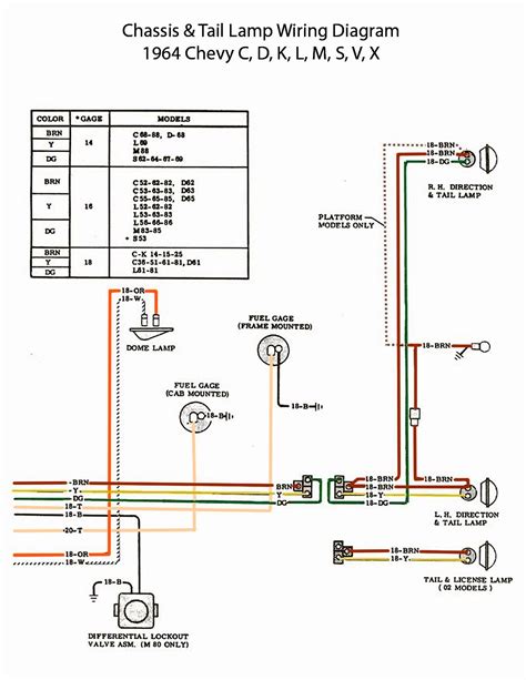 chevy  tail light wiring diagram  logic