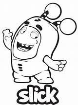 Oddbods Coloring Pages Slick Fuse Printable sketch template