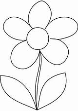 Flower Coloring Pages Kids Printable Colouring Daisy Template Templates Clip Clipart Flowers Color Sheets Cliparts Children Large Drawing Clipartbest Books sketch template