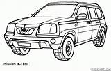 Colorkid Coloring Nissan Trail sketch template