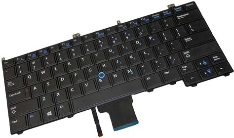 dell pkvna black keyboard  layout  backlit  stick