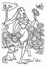 Pocahontas Coloring Garden Meeko Flit Play Pages Princess Disney Kids Book Sheets Choose Board sketch template