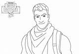 Fortnite Characters Coloring Pages Man Colouring Easy Smile Printable Character Kids Smiling Drawings Print Color Game Sketch Royale Battle Cool sketch template
