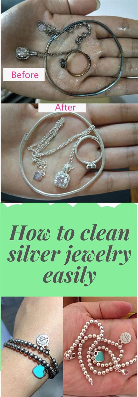 clean sterling silver jewelry easy  quick cleaning silver