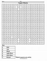 Mario Number Color Super Pages Coloring Printable Squared Worksheet Disney Sheets Math Worksheets Numbers Nintendo Mystery Coloringsquared Adult Pixel Printables sketch template