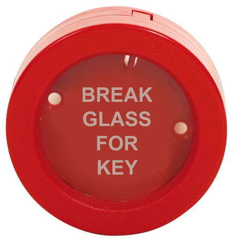 plastic emergency rounded key box fire safety equipment