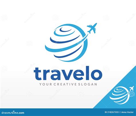 travel logo design travel agency logo vector inspiration stock vector