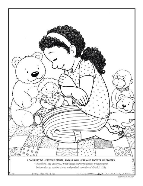 lds nursery coloring pages coloring home