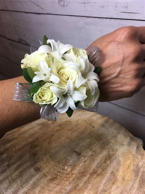 wrist corsage  branford ct cynthias flower shop