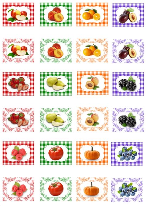 miniature food printables printable templates