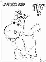 Coloring Toy Story Pages Buttercup Kids Printable Disney Library Clipart Coloringhome Print Comments sketch template