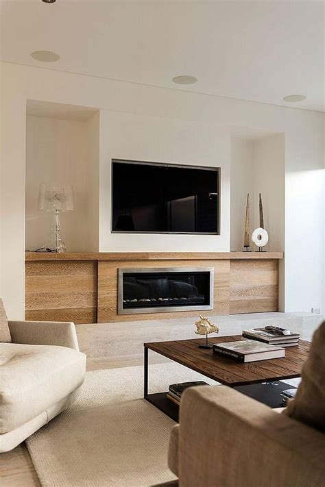escondes la television family room design contemporary fireplace
