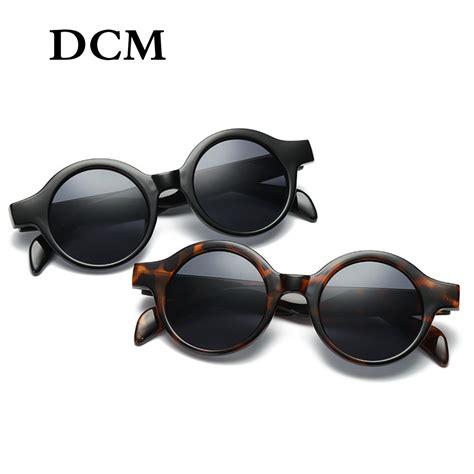 Dcm Retro Small Round Sunglasses Women Men 2018 Fashion