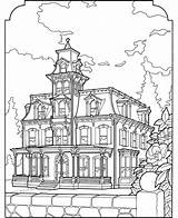 Independence Hall Coloring Pages Template Doverpublications House sketch template