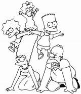 Dibujos Bart Familia Coloring Malvorlagen Simpsonovi Omalovanky Ausmalen Marcadores Zeichnungen Anúncios Hdwallpapeers sketch template