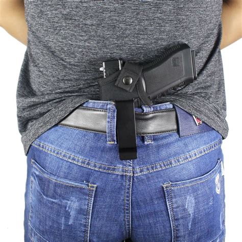 universal concealed gun holster belt metal clip iwb holster owb pistol